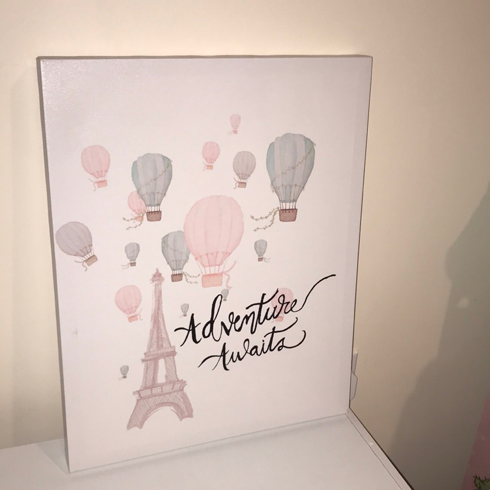 Canvas Adventure Awaits painting